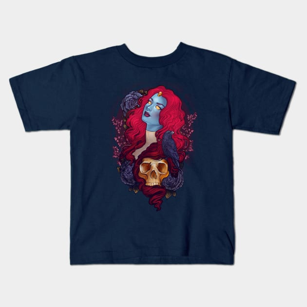 Raven Kids T-Shirt by MeganLara